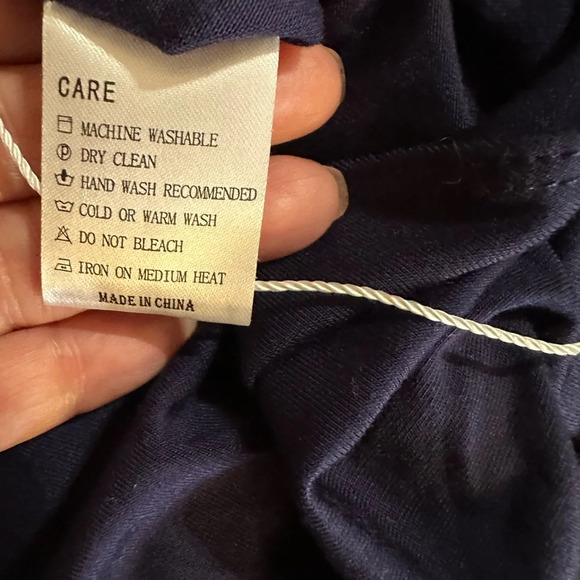 MANGOPOP Dark Blue Turtleneck Medium Bodysuit BNWT - Picture 4 of 4